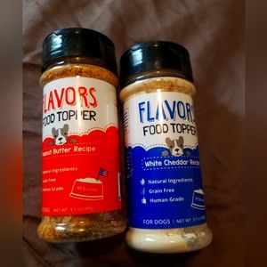 Dog food flavor toppers